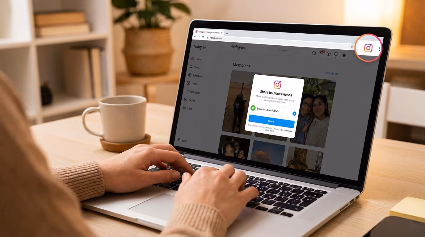 Sharing From Archives-Close Friends-and Desktop